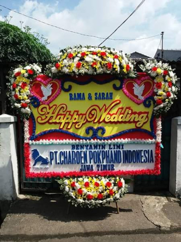 Karangan Bunga Pernikahan  di Prabumulih
