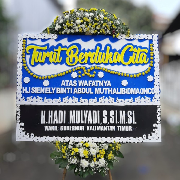 Karangan Bunga Duka  di Prabumulih